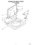 Diagram for 06 - Washer Top And Lid Parts