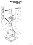 Diagram for 09 - Machine Base Parts