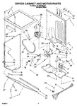 Diagram for 03 - Dryer Cabinet And Motor Parts