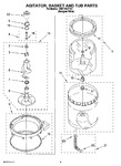 Diagram for 10 - Agitator, Basket And Tub Parts