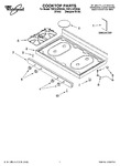 Diagram for 01 - Cooktop Parts