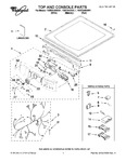 Diagram for 01 - Top And Console Parts