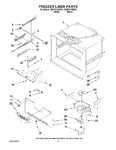 Diagram for 02 - Freezer Liner Parts