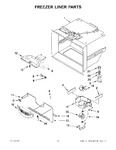 Diagram for 02 - Freezer Liner Parts