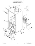 Diagram for 01 - Cabinet Parts