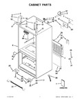 Diagram for 01 - Cabinet Parts