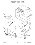 Diagram for 02 - Freezer Liner Parts