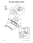 Diagram for 01 - Top And Console Parts