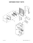 Diagram for 09 - Dispenser Front Parts