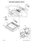 Diagram for 01 - Top And Console Parts