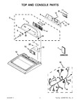 Diagram for 01 - Top And Console Part