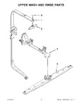 Diagram for 07 - Upper Wash And Rinse Parts