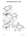 Diagram for 03 - Refrigerator Shelf Parts