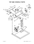 Diagram for 01 - Top And Console Parts