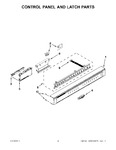 Diagram for 02 - Control Panel And Latch Parts