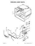 Diagram for 02 - Freezer Liner Parts