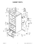 Diagram for 01 - Cabinet Parts