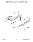 Diagram for 02 - Control Panel And Latch Parts