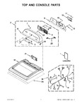 Diagram for 01 - Top And Console Parts