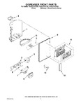 Diagram for 08 - Dispenser Front Parts