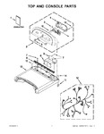 Diagram for 01 - Top And Console Parts