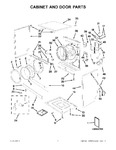 Diagram for 01 - Cabinet And Door Parts