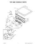 Diagram for 01 - Top And Console Parts