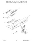 Diagram for 02 - Control Panel And Latch Parts