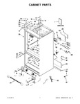 Diagram for 01 - Cabinet Parts