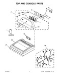 Diagram for 01 - Top And Console Parts