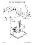 Diagram for 01 - Top And Console Parts