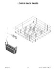 Diagram for 11 - Lower Rack Parts