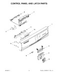 Diagram for 03 - Control Panel And Latch Parts