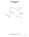 Diagram for 05 - Top Venting Parts