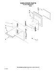 Diagram for 02 - Oven Door Parts