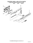 Diagram for 02 - Control Panel And Latch Parts