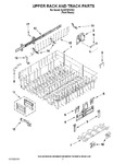 Diagram for 09 - Upper Rack And Track Parts