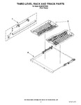 Diagram for 11 - Third Level Rack And Track Parts