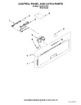 Diagram for 02 - Control Panel And Latch Parts