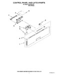 Diagram for 02 - Control Panel And Latch Parts