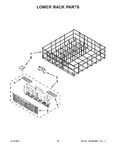 Diagram for 11 - Lower Rack Parts