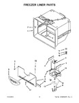 Diagram for 03 - Freezer Liner Parts