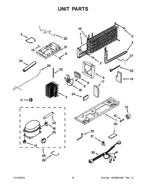 Whirlpool W8TXNGZBQ01 Parts List | Coast Appliance Parts