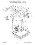 Diagram for 02 - Top And Console Parts