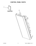 Diagram for 02 - Control Panel Parts