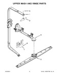 Diagram for 08 - Upper Wash And Rinse Parts