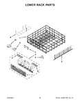 Diagram for 11 - Lower Rack Parts