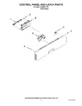 Diagram for 02 - Control Panel And Latch Parts