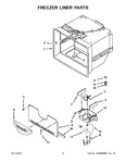 Diagram for 04 - Freezer Liner Parts