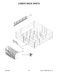 Diagram for 11 - Lower Rack Parts